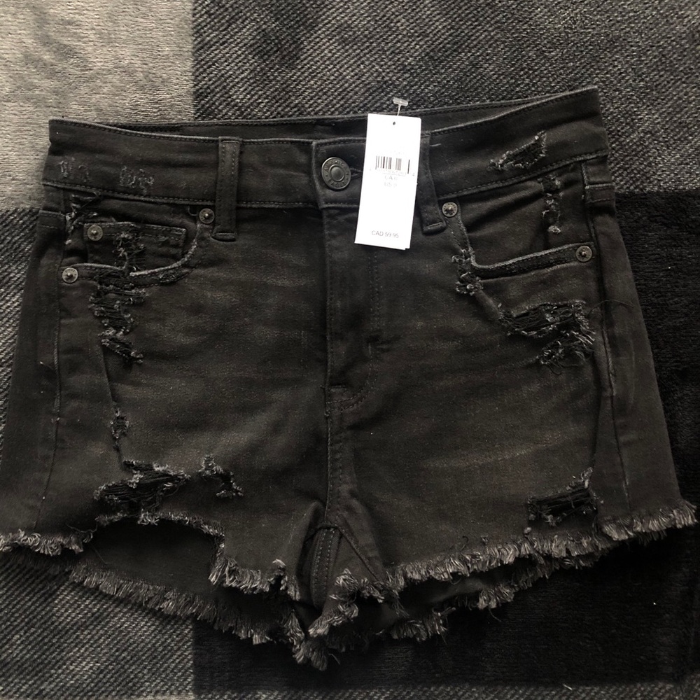 American Eagle high waisted jean shorts